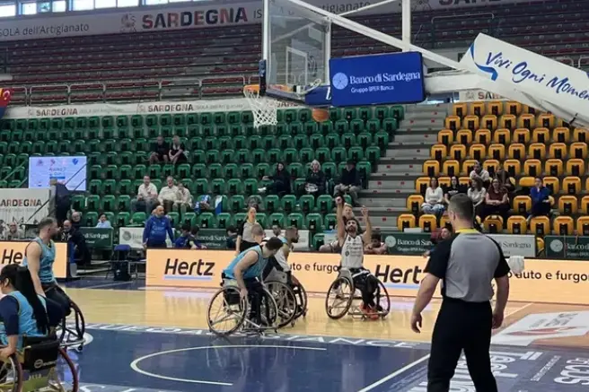 Giulio Maria Papi al tiro in una gara della Dinamo Lab (foto G. Marras)