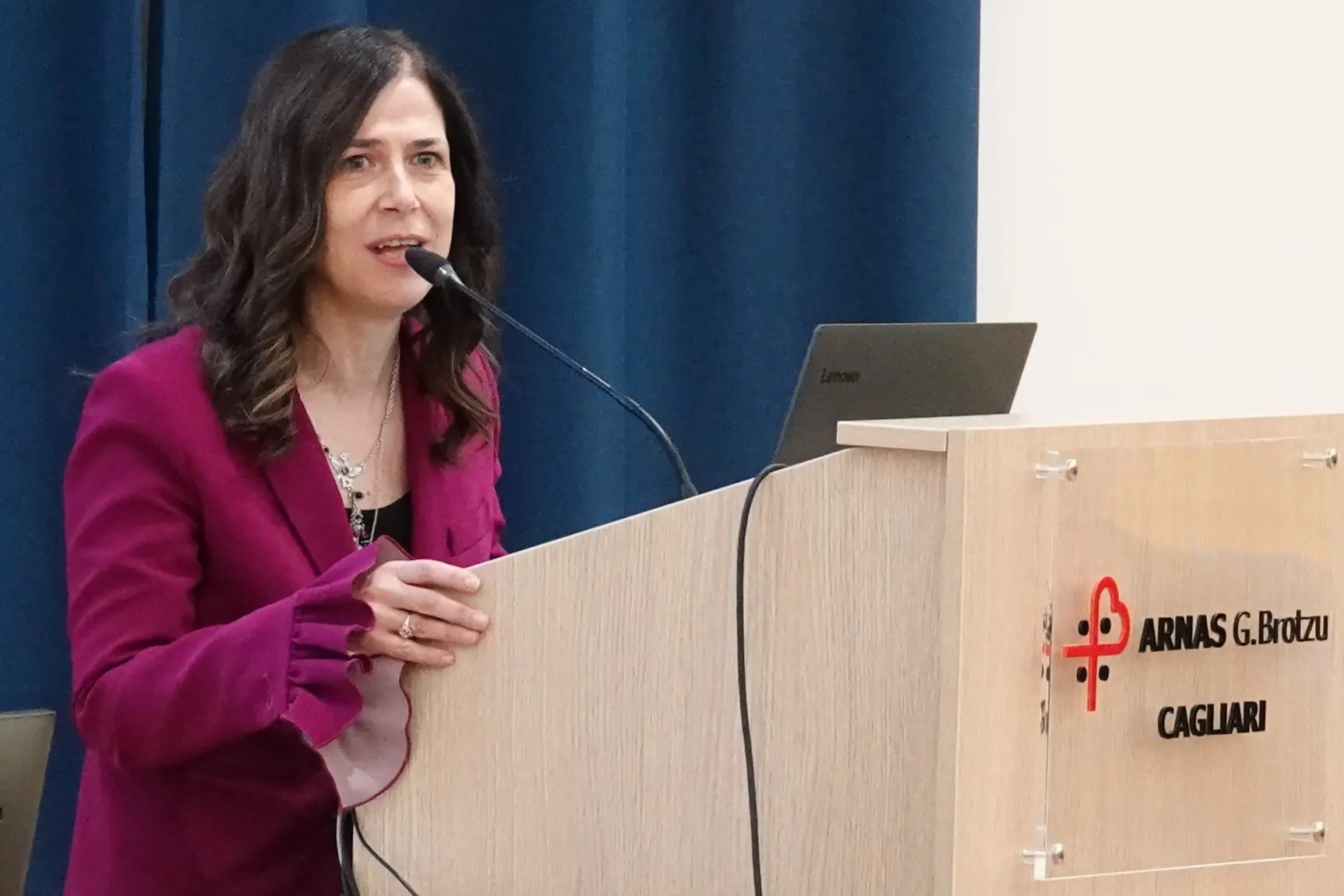 Alessandra Todde al Brotzu