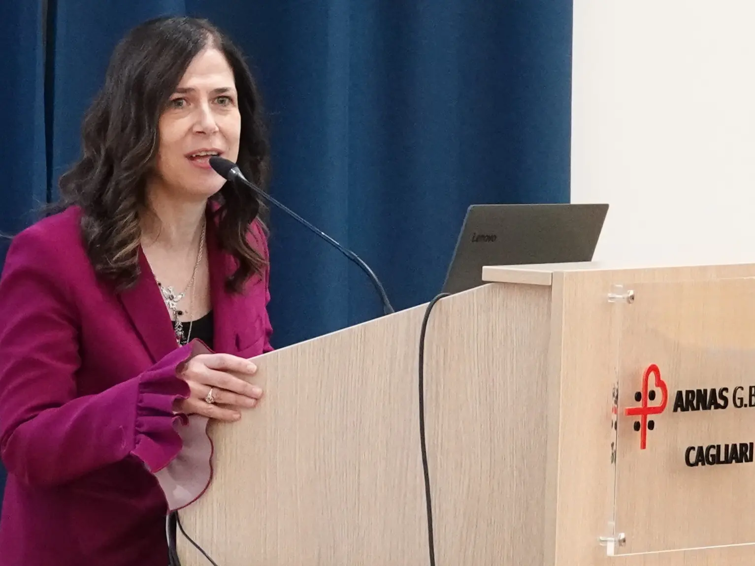 Alessandra Todde al Brotzu