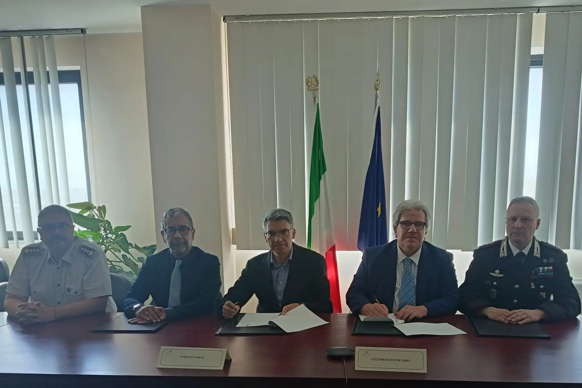 La firma de protocollo d’intesa “Spiagge Sicure – Estate 2026” (Foto concessa)