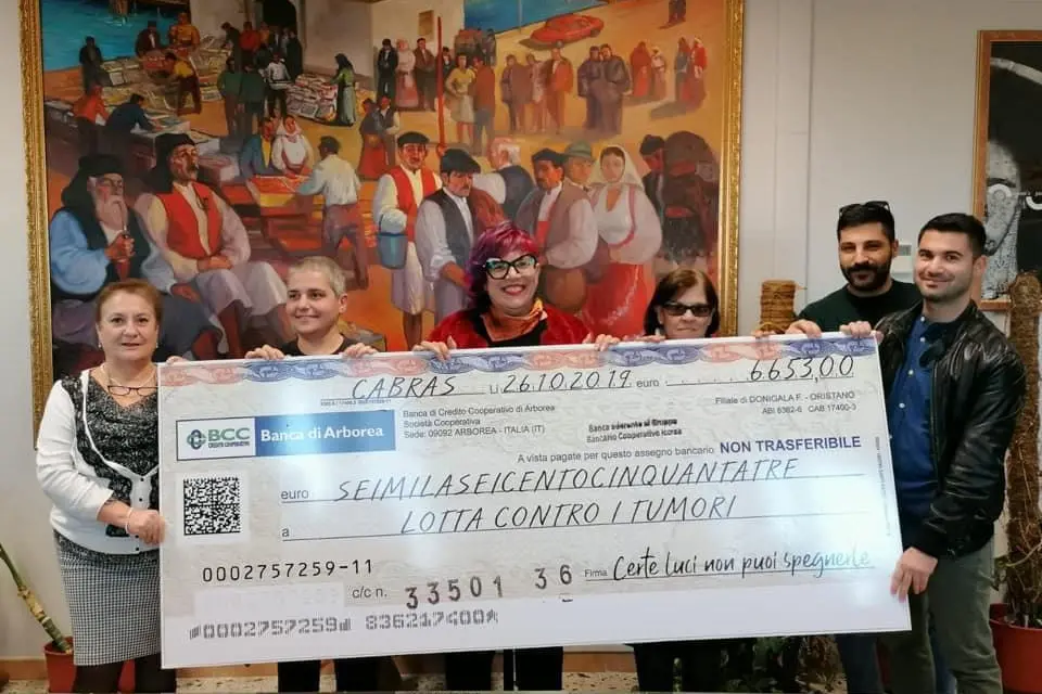 I soldi raccolti durante l'evento del 2019 (foto dell'associazione)