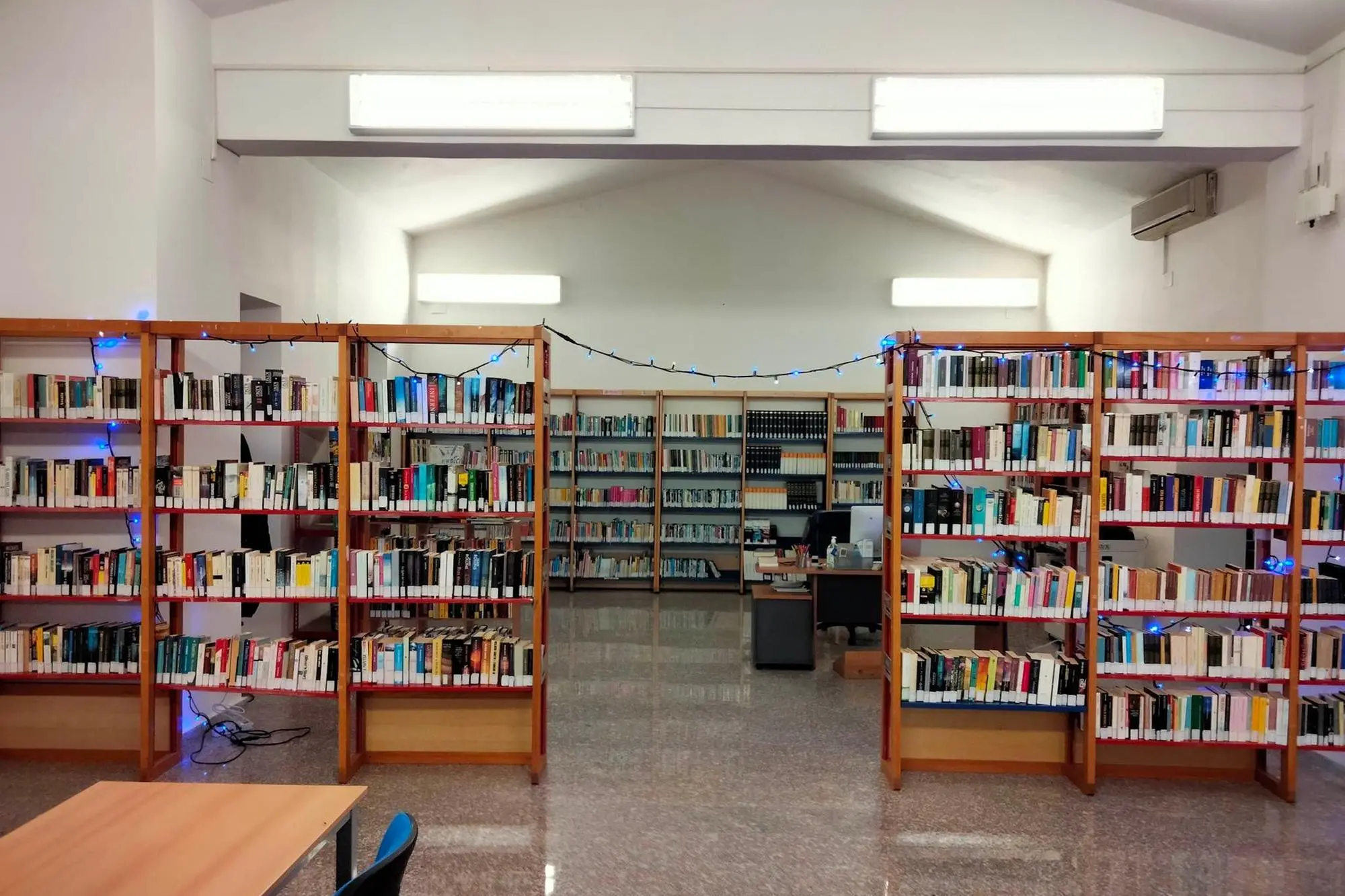 La nuova biblioteca comunale di Bonnanaro (foto Caria)