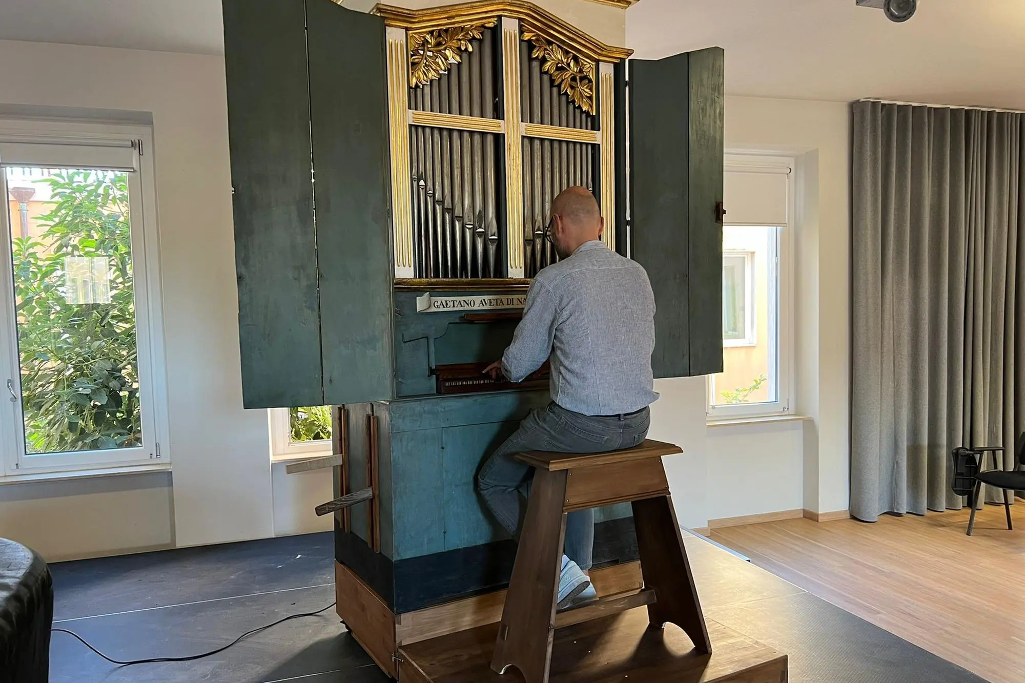 L'organo storico "Gaetano Aveta" (foto ufficio stampa)