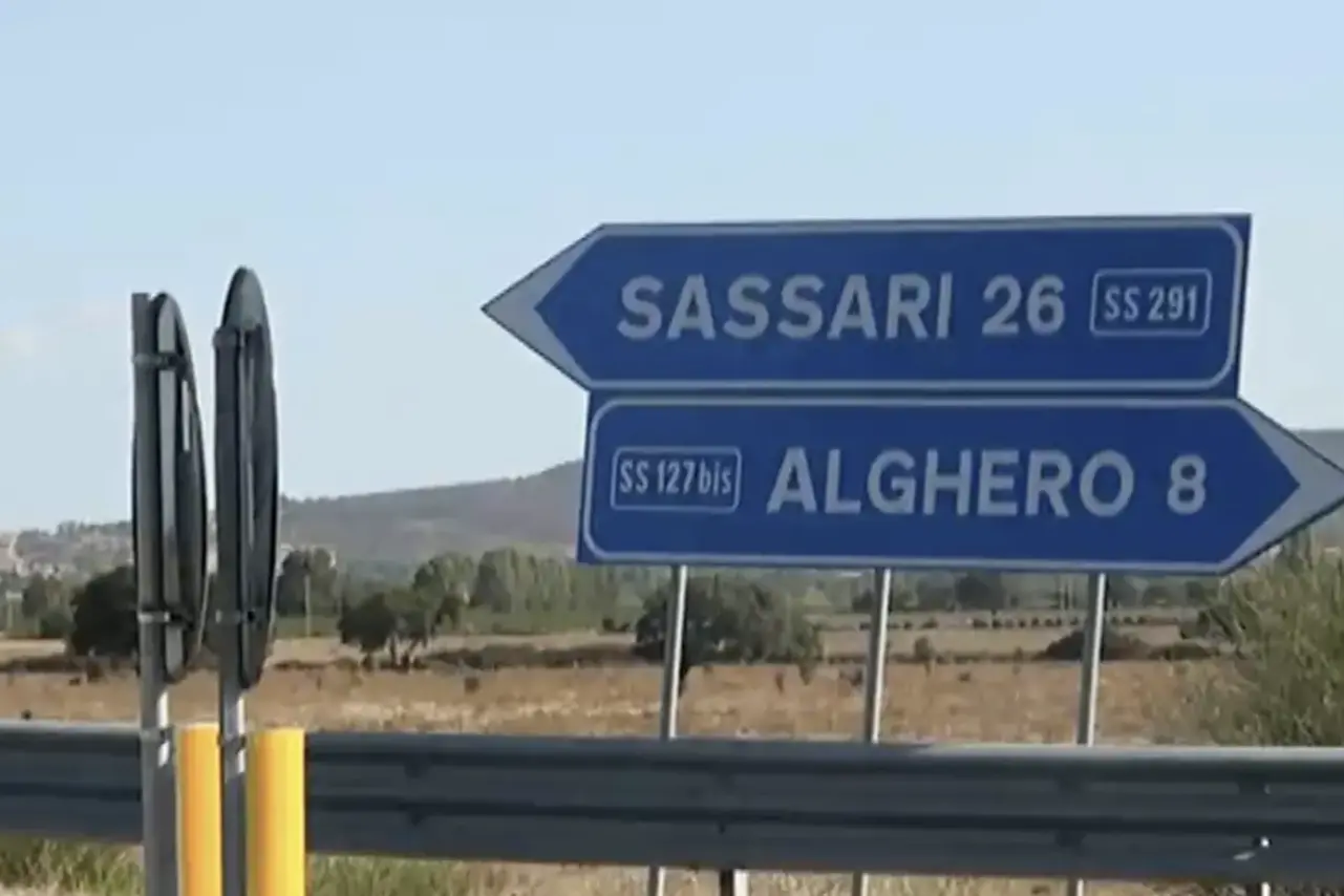 La Sassari-Alghero (Archivio L'Unione Sarda)
