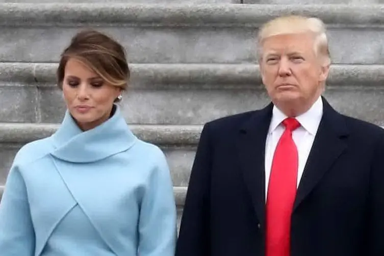Melania e Donald Trump (foto Ansa/Epa)