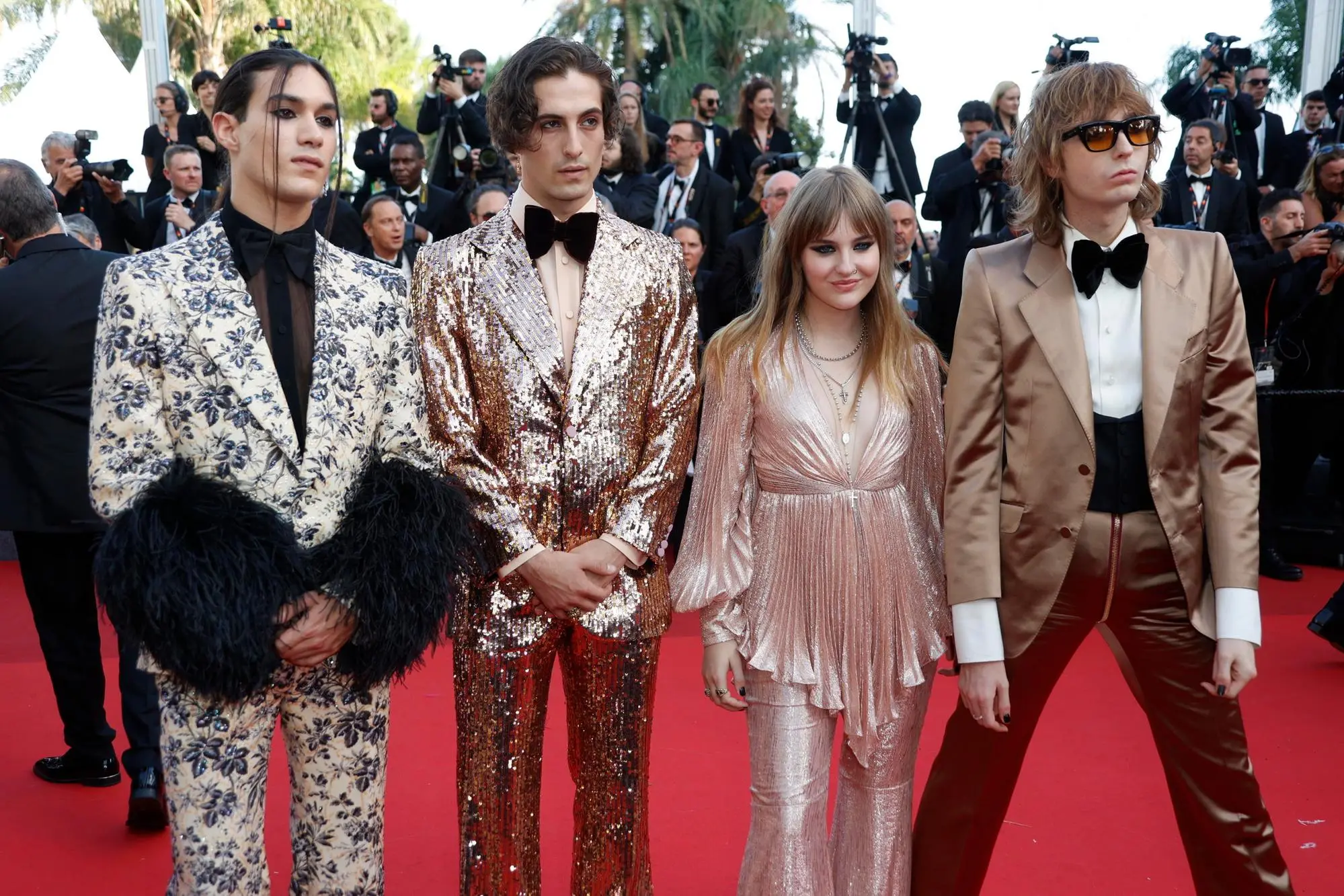 I Maneskin (foto Ansa/Epa)