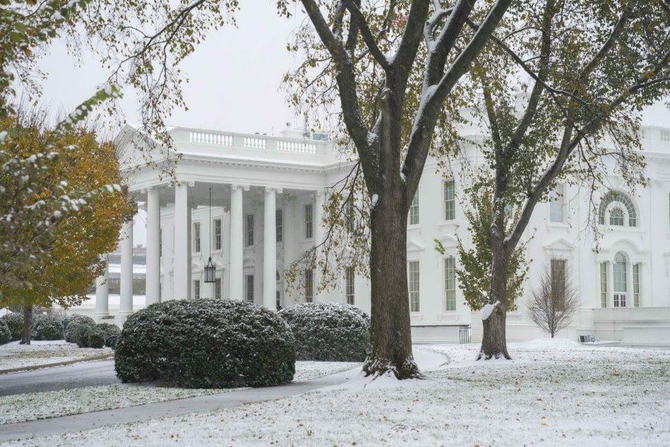 A Washington la prima nevicata della stagione