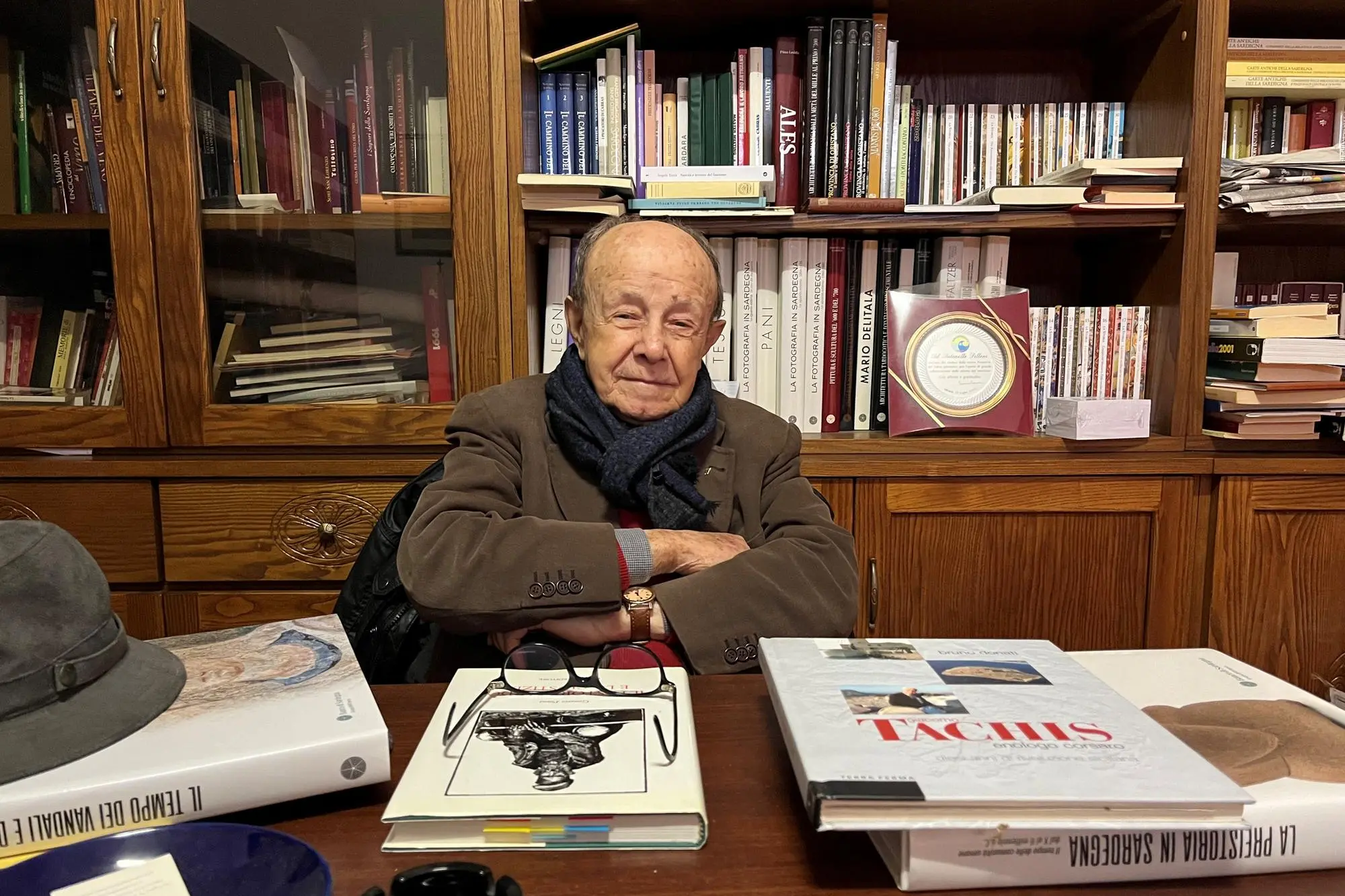 Antonello Pilloni, 90 anni (L'Unione Sarda)