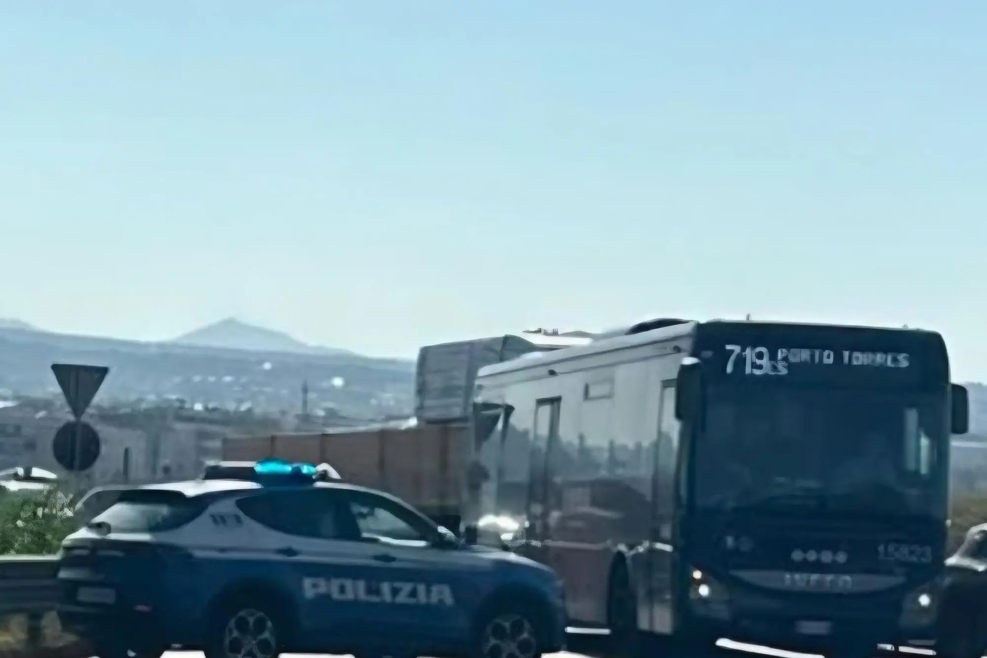 L'intervento delle forze dell'ordine