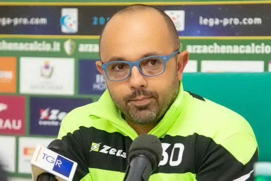 Il vice allenatore dell'Arzachena Marco Fresi (foto Ilenia Giagnoni)