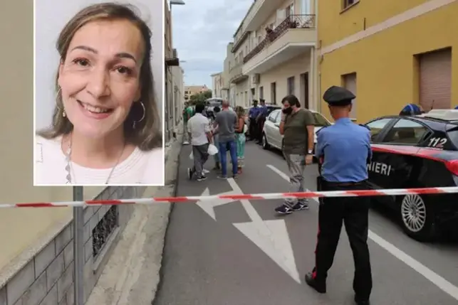 Il luogo del femminicidio a Quartucciu (nel dettaglio Angelica Salis)