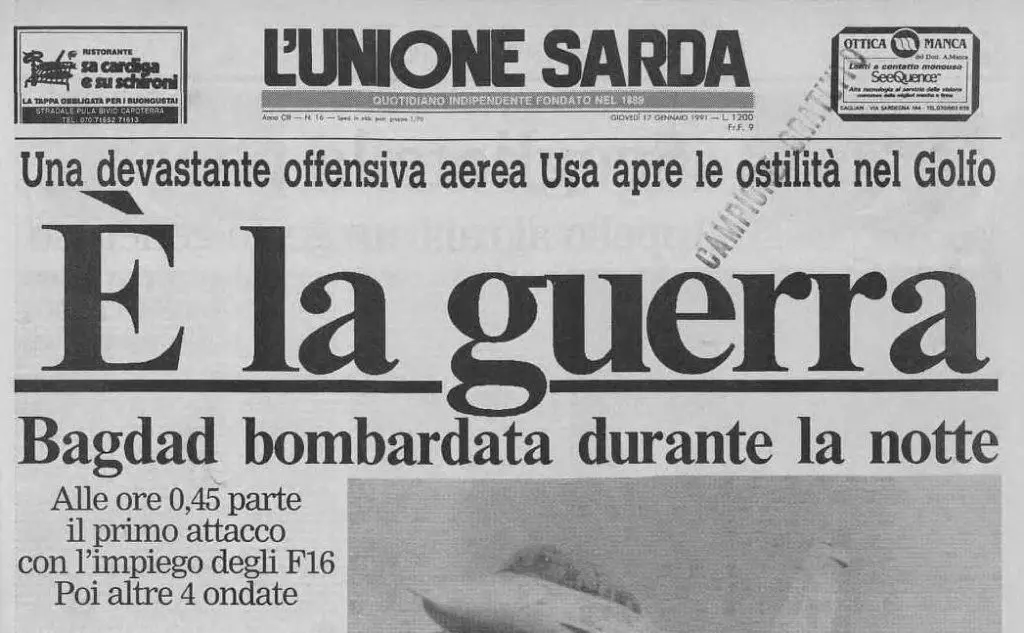 #AccaddeOggi: 16 gennaio 1991, l'offensiva aerea Usa nel Golfo