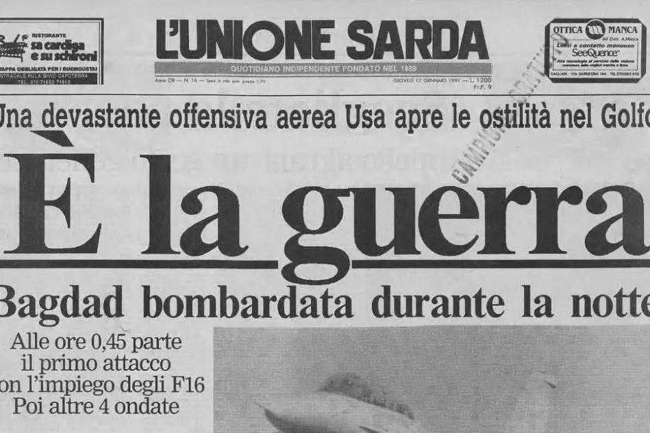 #AccaddeOggi: 16 gennaio 1991, l'offensiva aerea Usa nel Golfo