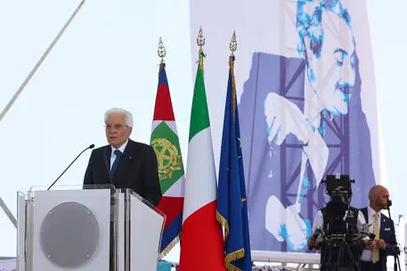 Il Presidente della Repubblica Sergio Mattarella (foto Ansa)