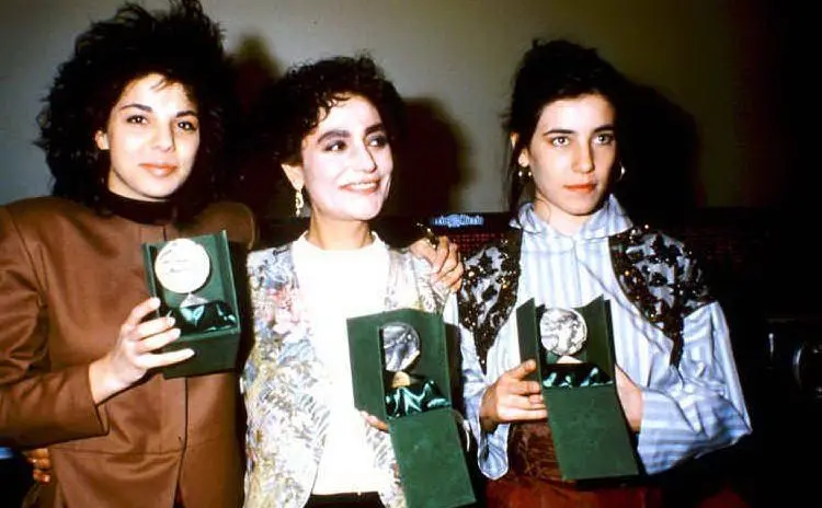 Insieme a Mietta e Paola Turci (foto Wikipedia)