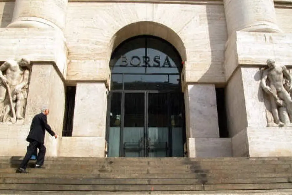 La sede della Borsa in piazza Affari