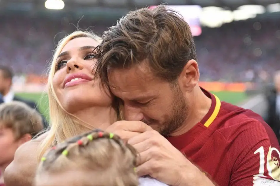 Ilary Blasi e Francesco Totti