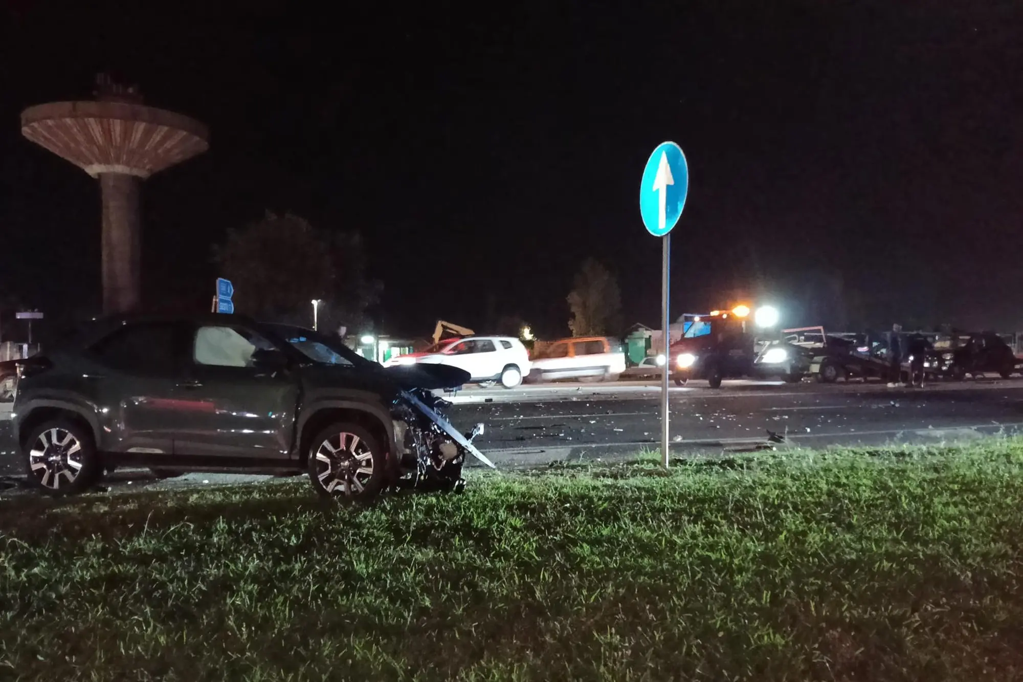 L'incidente sulla 130 ad Assemini