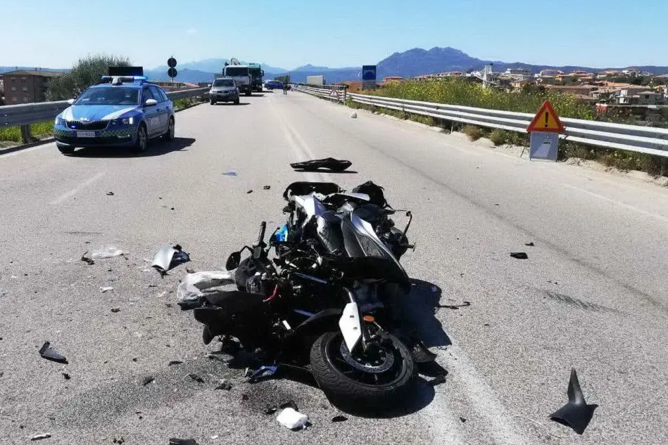 L'incidente (foto Busia)
