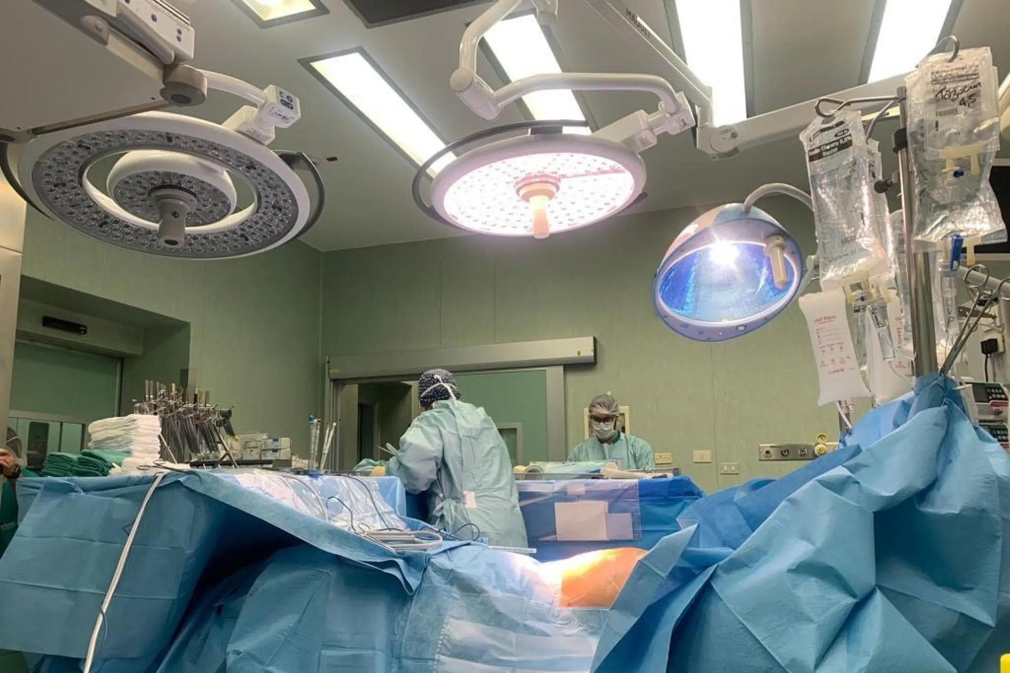 Un intervento all'ospedale Molinette di Torino (foto Ansa)