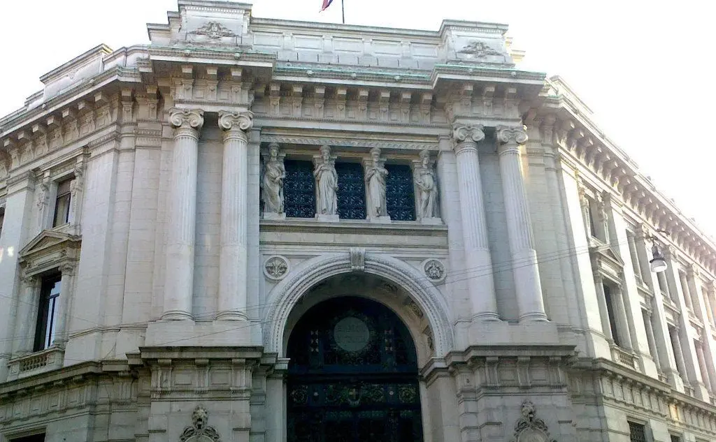 Il Palazzo della Banca d'Italia a Milano