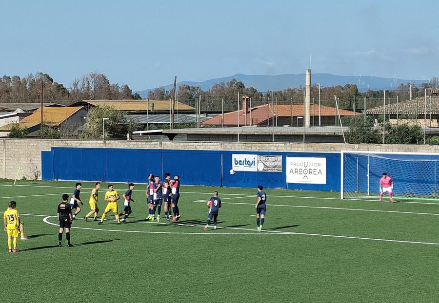 L’Arborea schiaccia l’Atletico Cagliari