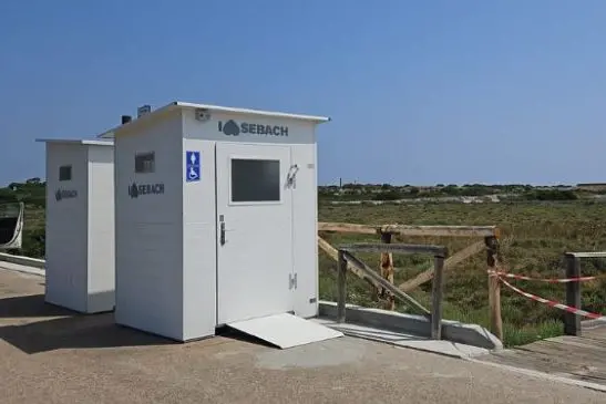 I bagni pubblici alle Saline-Stintino (foto concessa)