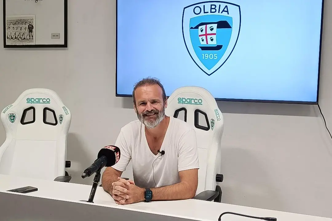 L’allenatore designato dell'Olbia Lucas Gatti (foto Ilenia Giagnoni)