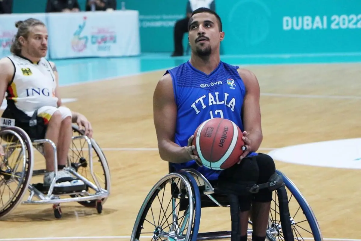 Driss Saaid, giocatore della Dinamo Lab e della nazionale (foto concessa)