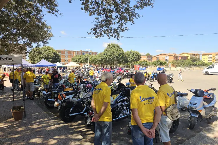 Motoraduno a Porto Torres nel ricordo di Marika (foto Pala)