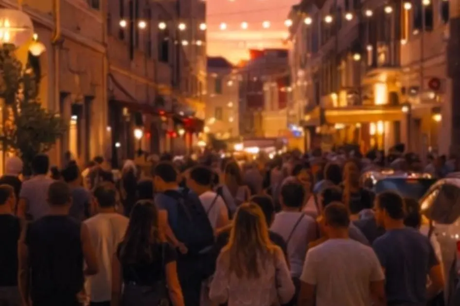 Via Cavour per la Notte Bianca (foto ufficio stampa)
