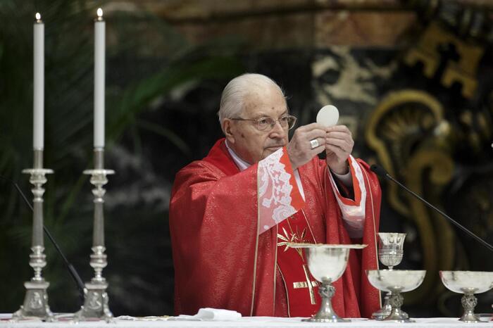 Il cardinale Angelo Sodano (Ansa - Giagnori)