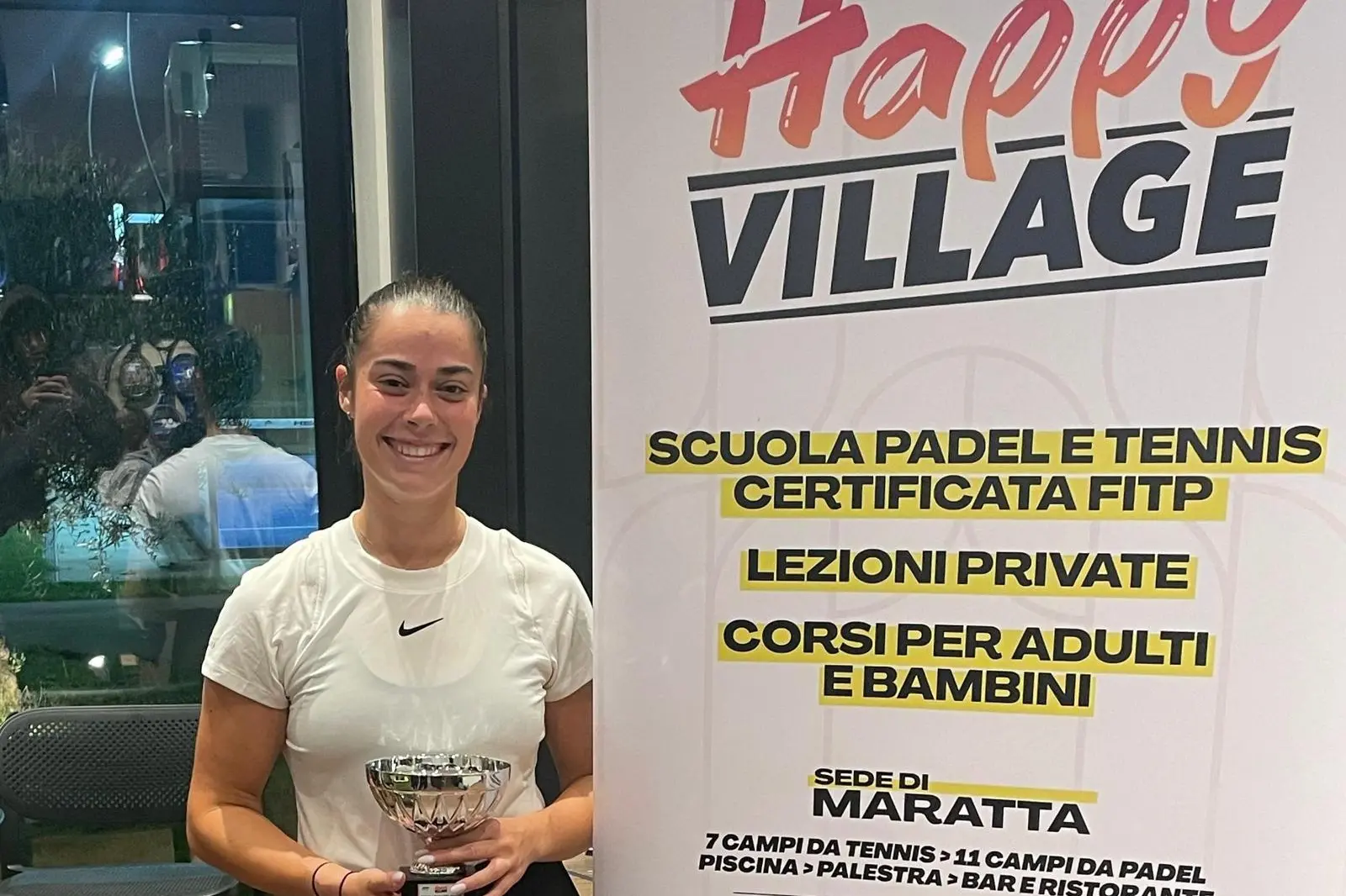 Premiazione per Anastasia Ogno (foto Antonio Burruni)