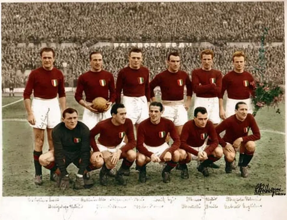 La squadra del Grande Torino (foto Wikipedia)