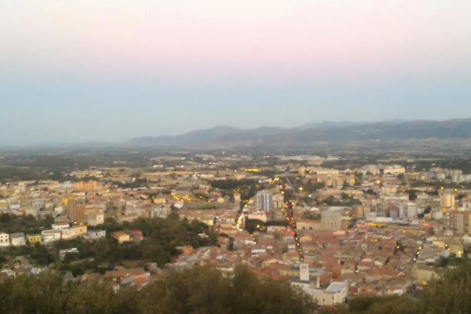 Una veduta della città di Iglesias