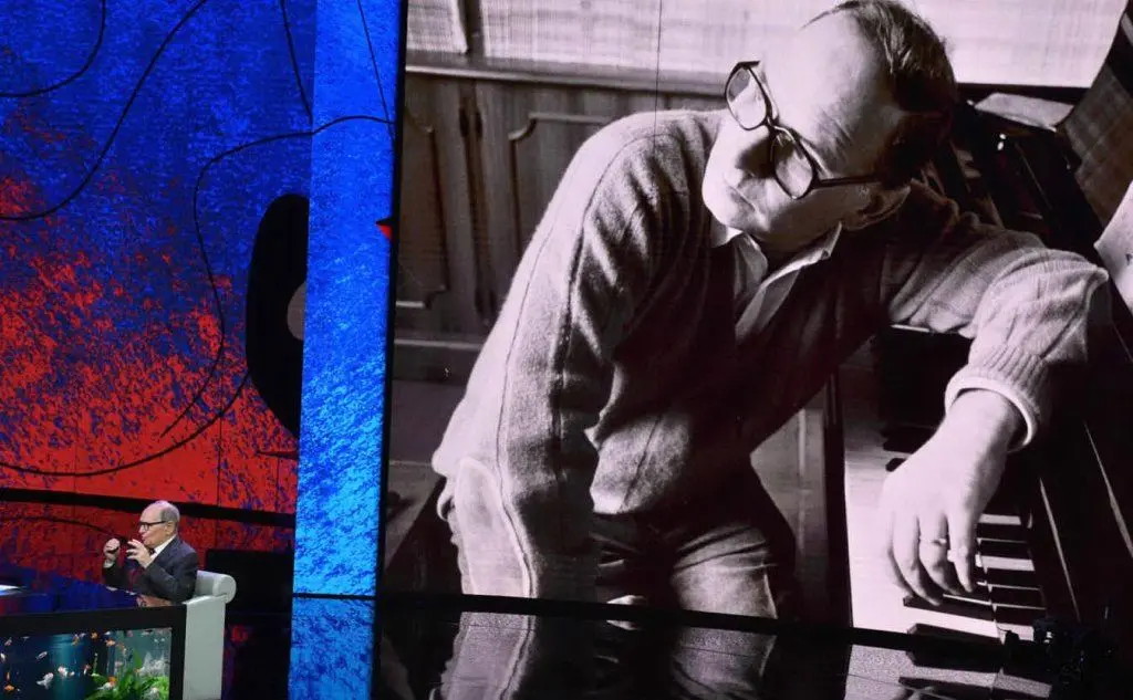 Ennio Morricone ospite della trasmissione &quot;Che tempo che fa&quot;
