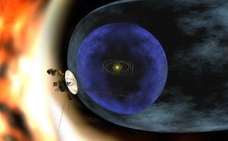 La Voyager ai confini dell’eliosfera
