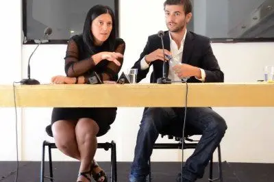 Il sovrintendente dell'Ente Lirico, Marcella Crivellenti, e il sindaco Massimo Zedda