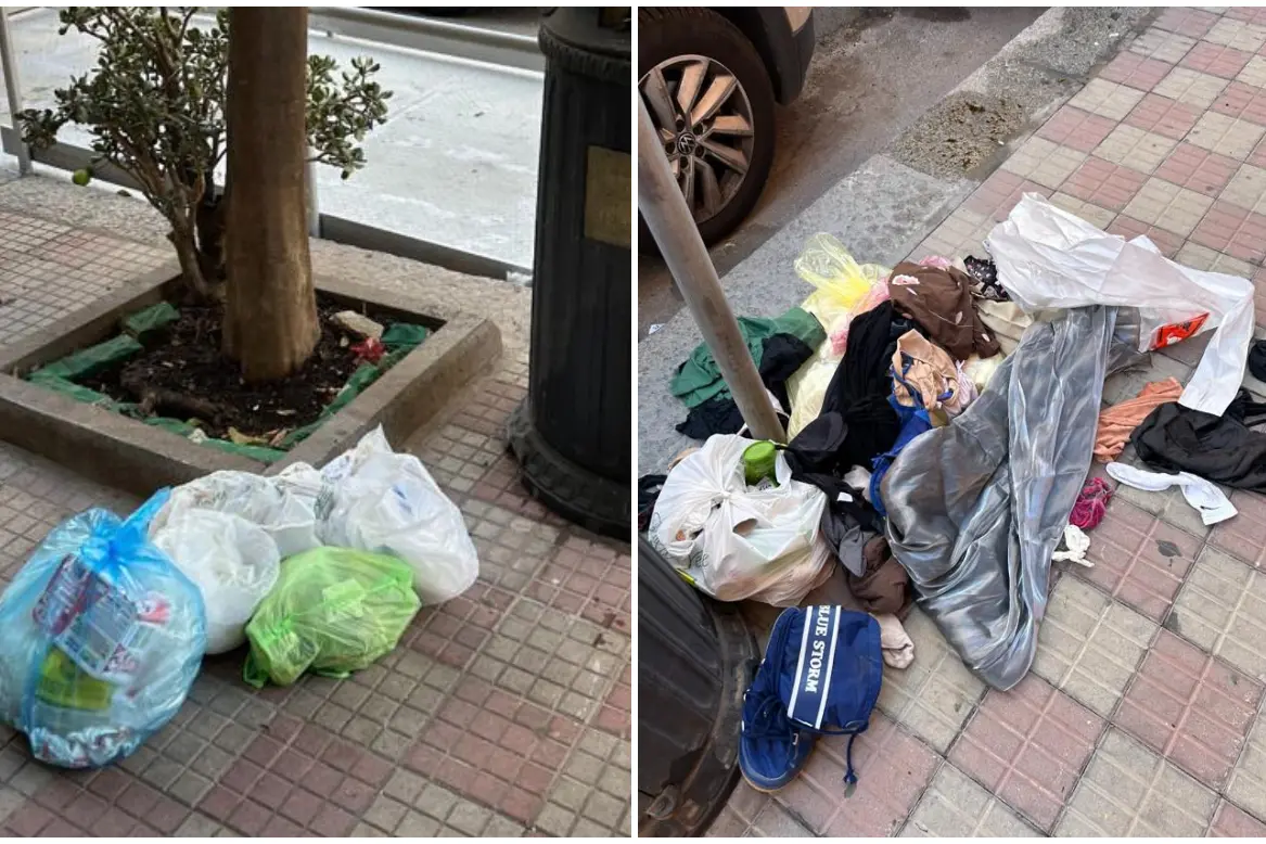 Immondizia in strada a San Benedetto