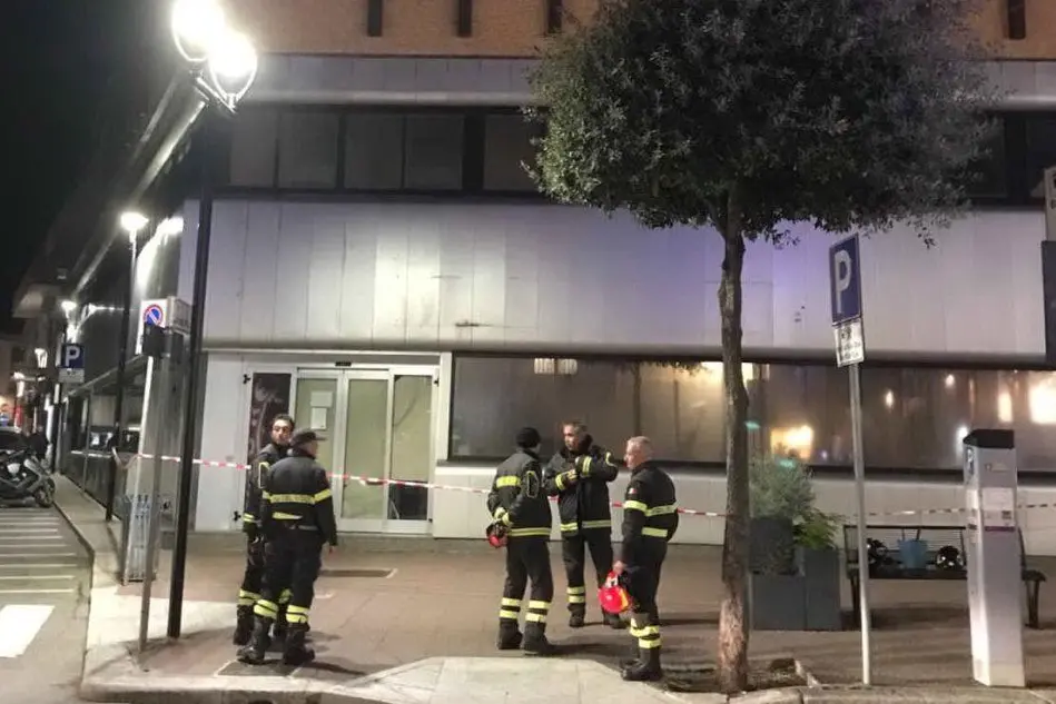 I pompieri al lavoro