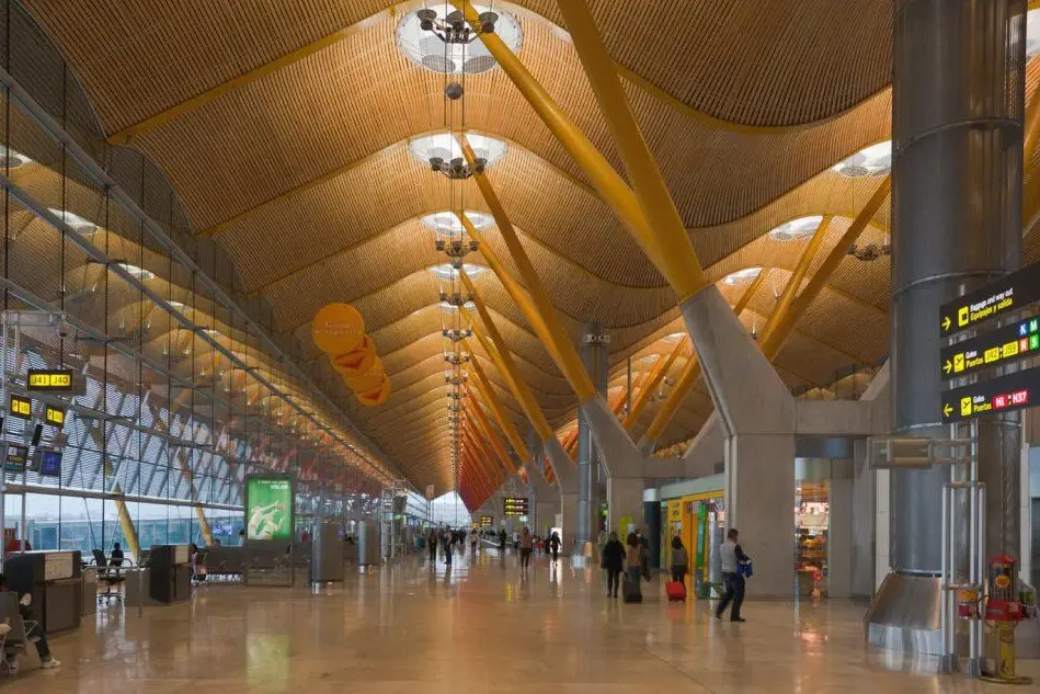 L'aeroporto di Barajas, Madrid