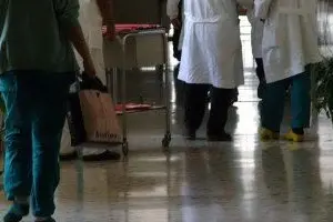 Una corsia d'ospedale