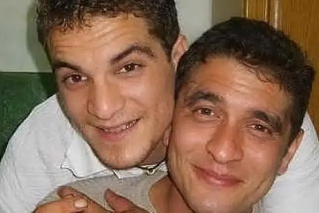 The two victims, Massimiliano and Davide Mirabello (archive L'Unione Sarda)