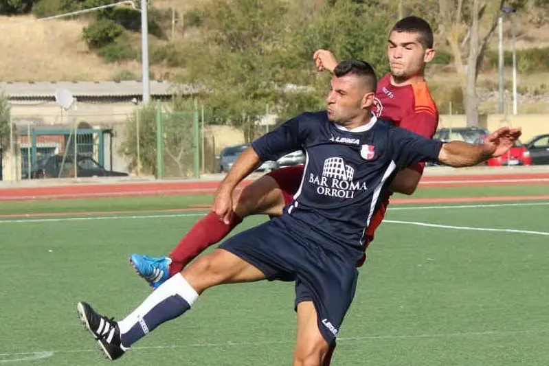 Marco Marcialis, allenatore giocatore dell'Orrolese