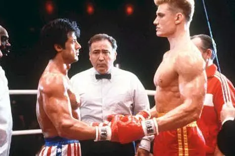 Un'immagine del film Rocky IV