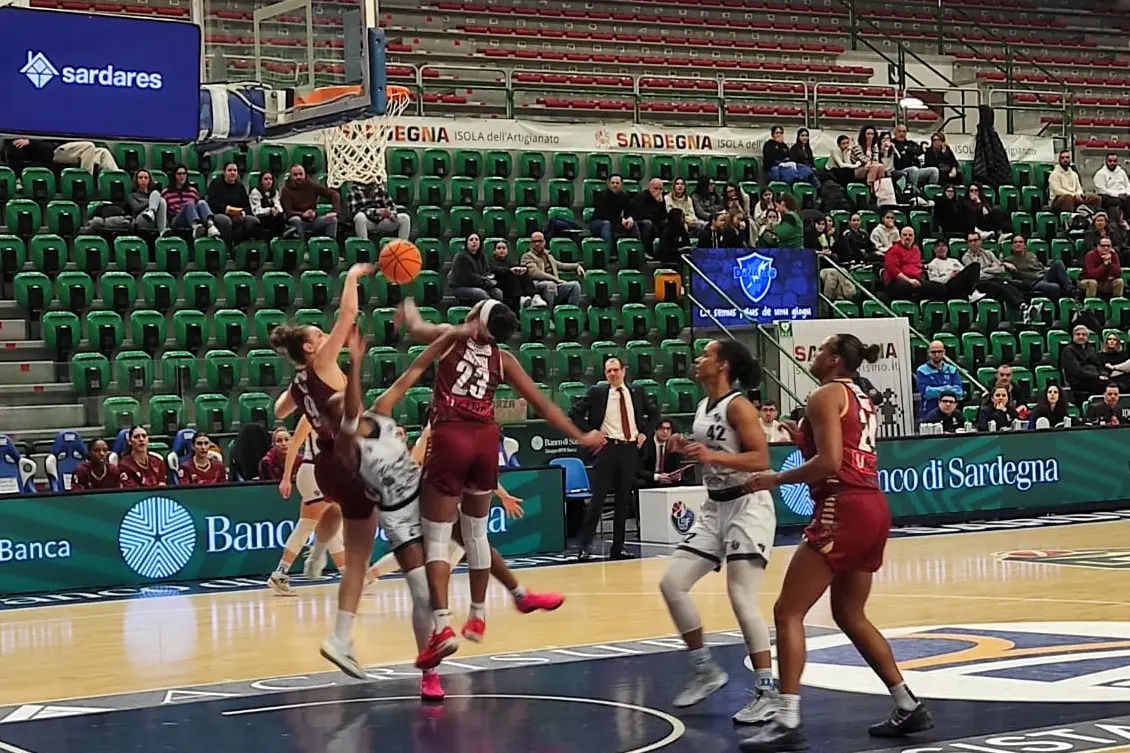 Dopo la sconfitta con Venezia la Dinamo Women perde a Campobasso (foto G. Marras)