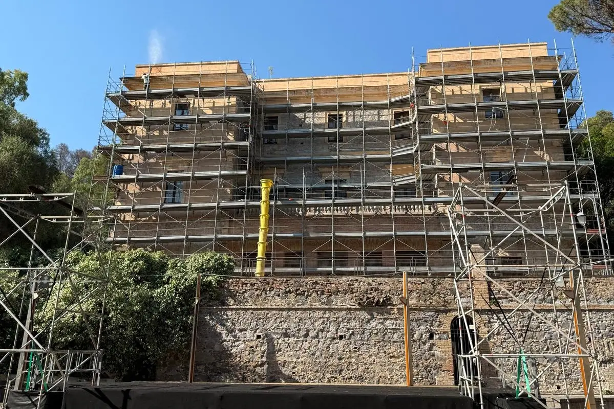 I lavori a Villa Siotto