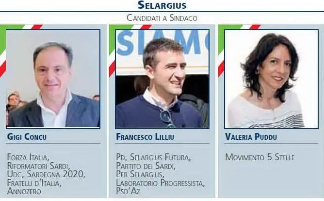 I candidati a Selargius