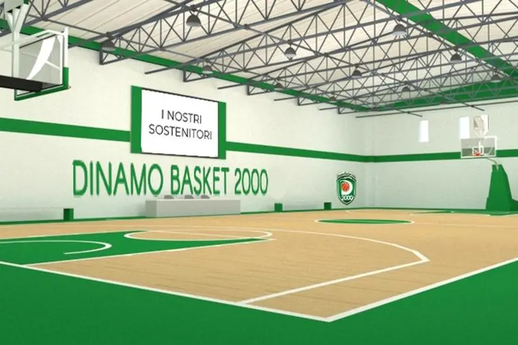 Il progetto per il nuovo campo di basket (foto concessa)