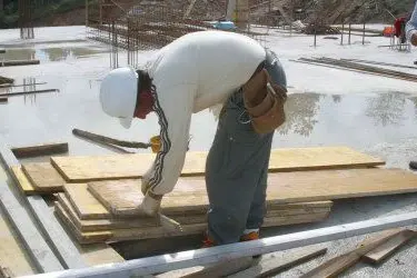 Lavoro in un cantiere edile